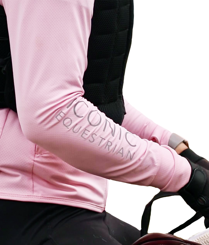 The 'Hybrid' UPVF50+ Summer Riding Jacket - Pink
